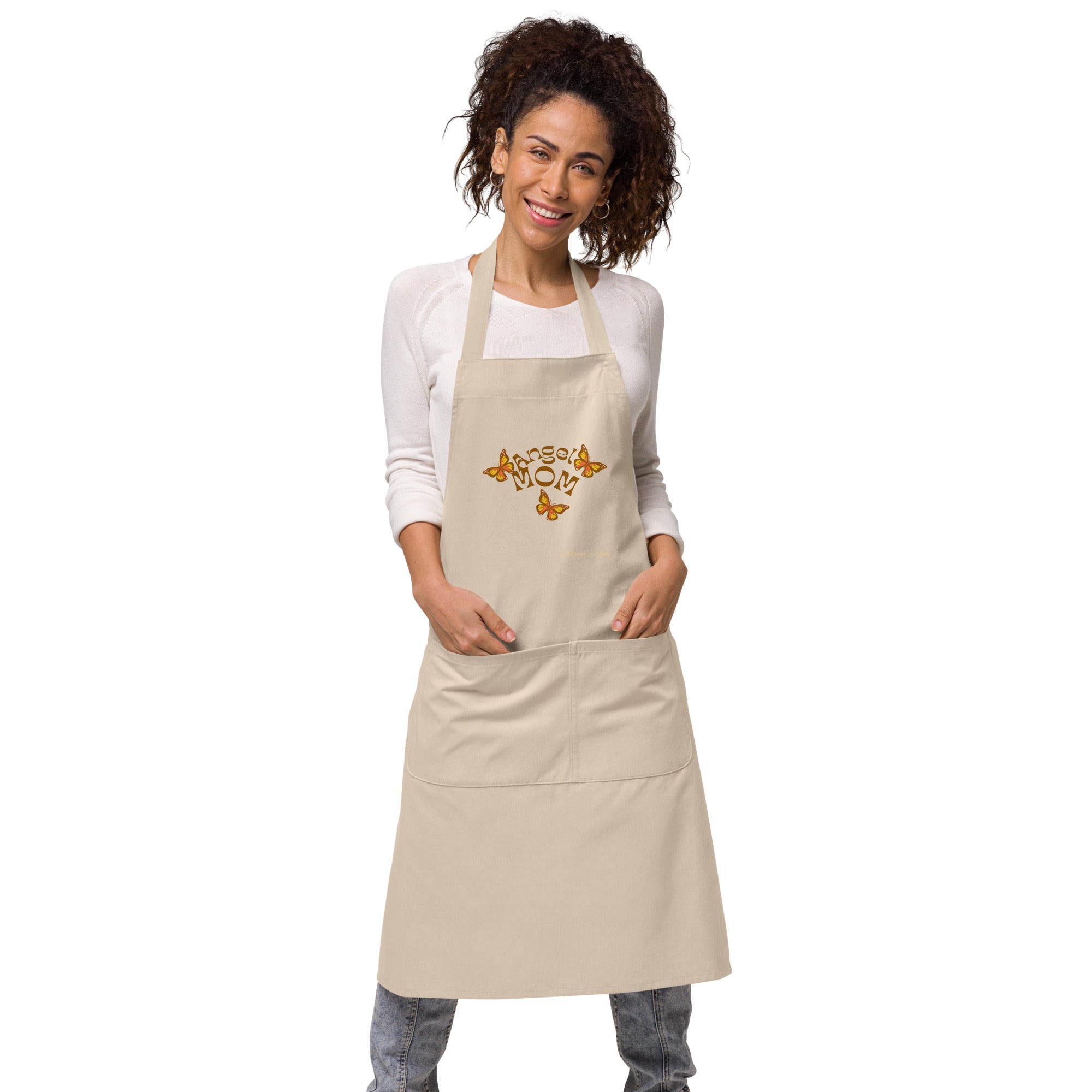 Angel Mom/Organic cotton apron